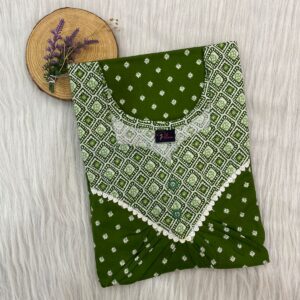 FRONT PLEATED LACE NIGHTY
