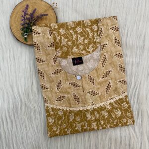 FRONT PLEATED LACE NIGHTY