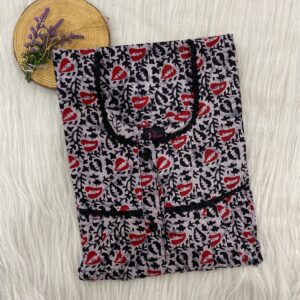 DOUBLE LACE WITH OPENABLE BUTTON NIGHTY