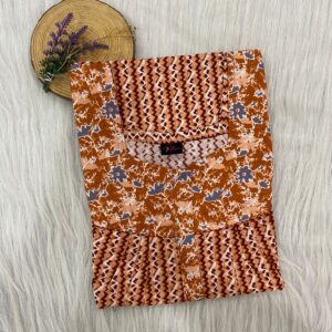 Mix N Match Square Neck Pleated Nighty