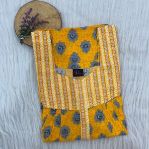 Mix N Match Square Neck Pleated Nighty