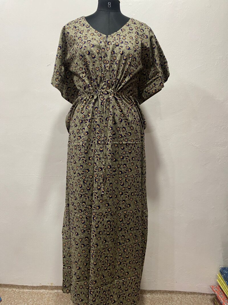 FEEDING KAFTAN WITH CENTER INVISIBLE ZIP NIGHTY