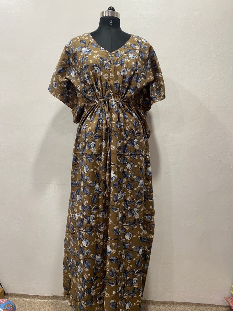 FEEDING KAFTAN WITH CENTER INVISIBLE ZIP NIGHTY