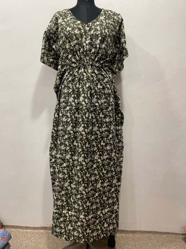FEEDING KAFTAN WITH CENTER INVISIBLE ZIP NIGHTY