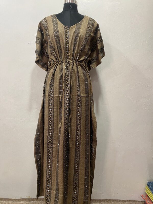 FEEDING KAFTAN WITH CENTER INVISIBLE ZIP NIGHTY