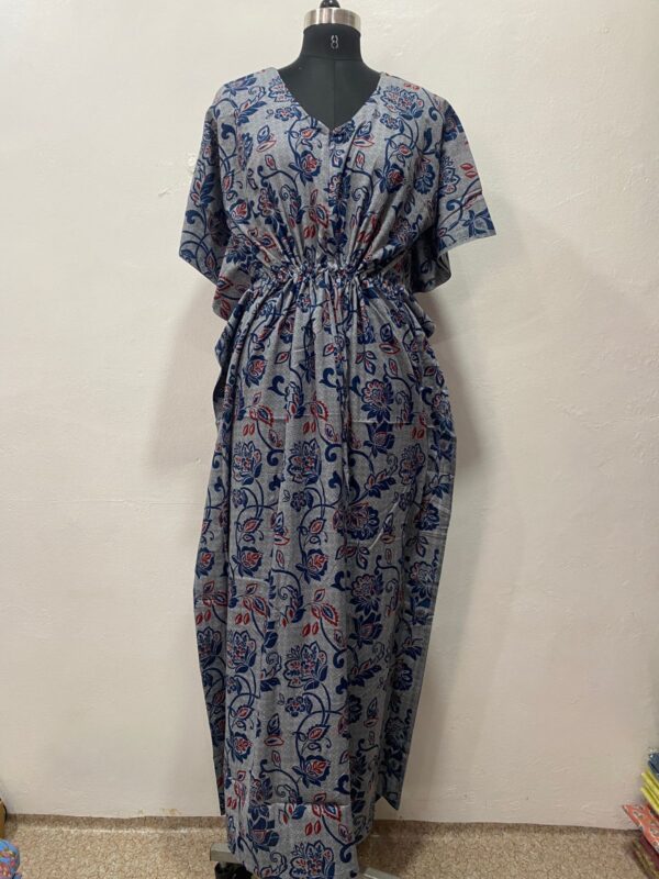 FEEDING KAFTAN WITH CENTER INVISIBLE ZIP NIGHTY