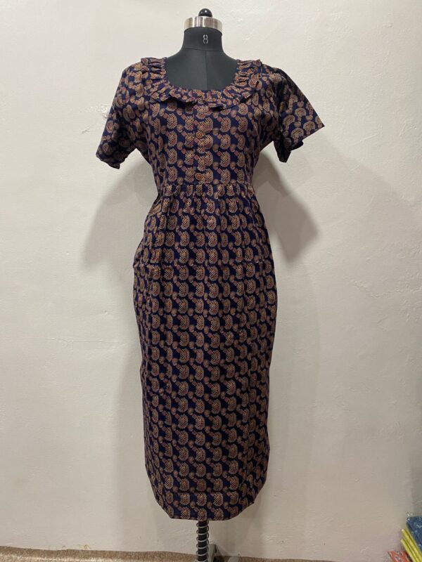 NON-FEEDING FROCK NIGHTY WITH SIDE POCKET