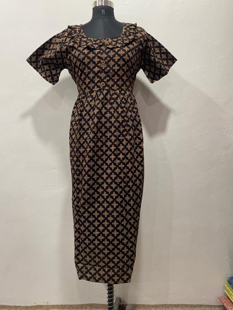 NON-FEEDING FROCK NIGHTY WITH SIDE POCKET