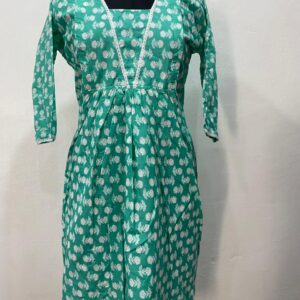 Muslin Cotton Flared Feeding Kurti