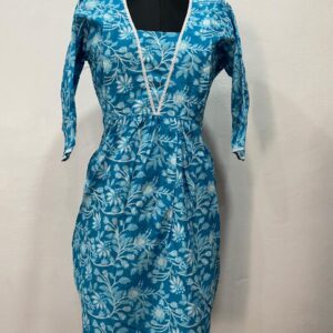 Muslin Cotton Flared Feeding Kurti (Copy)