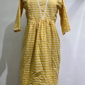 Muslin Cotton Flared Feeding Kurti