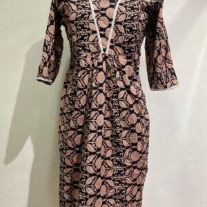 Muslin Cotton Flared Feeding Kurti