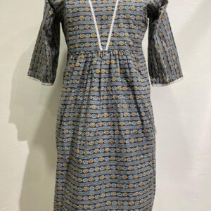 Muslin Cotton Flared Feeding Kurti