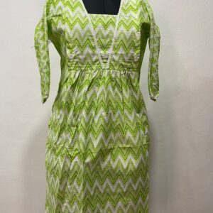 Muslin Cotton Flared Feeding Kurti