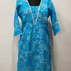 Muslin Cotton Flared Feeding Kurti (Copy)