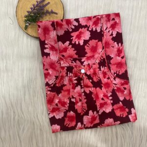 Front Elastic Pleated Nighty