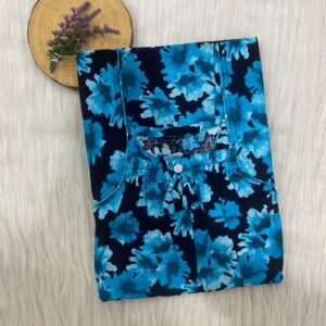 Front Elastic Pleated Nighty