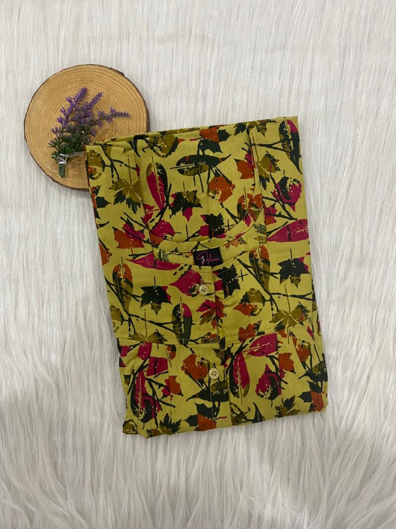 Full Open Button Nighty