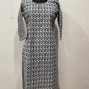 Muslin Cotton Straight Kurti