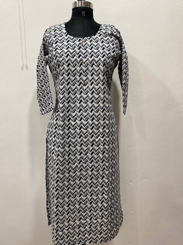 Muslin Cotton Straight Kurti