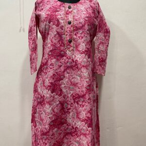 Muslin Cotton Straight Kurti