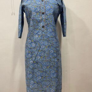 Muslin Cotton Straight Kurti