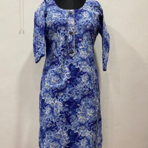 Muslin Cotton Straight Kurti