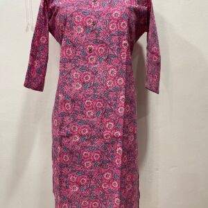 Muslin Cotton Straight Kurti