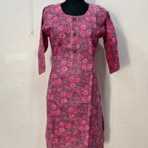 Muslin Cotton Straight Kurti