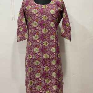 Muslin Cotton Straight Kurti