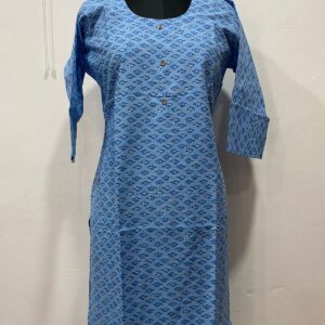 Muslin Cotton Straight Kurti
