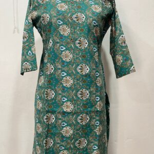 Muslin Cotton Straight Kurti