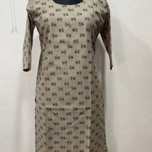 Muslin Cotton Straight Kurti