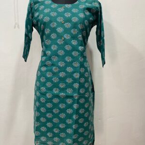 Muslin Cotton Straight Kurti