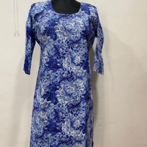 Muslin Cotton Straight Kurti