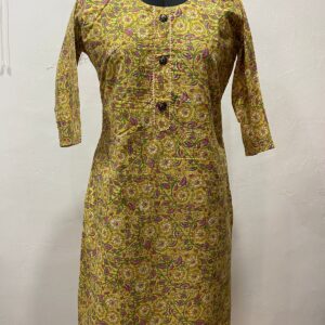 Muslin Cotton Straight Kurti