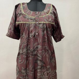 Alpine Double Lace Zip Nighty