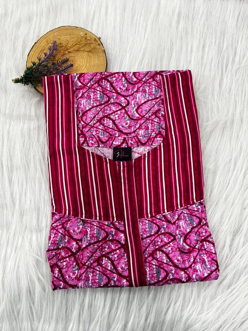 Mix N Match Square Neck Pleated Nighty