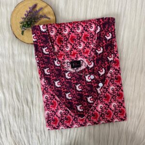 V-Neck Side Button Nighty
