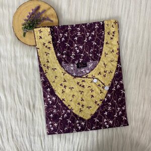 V-Neck Side Button Nighty