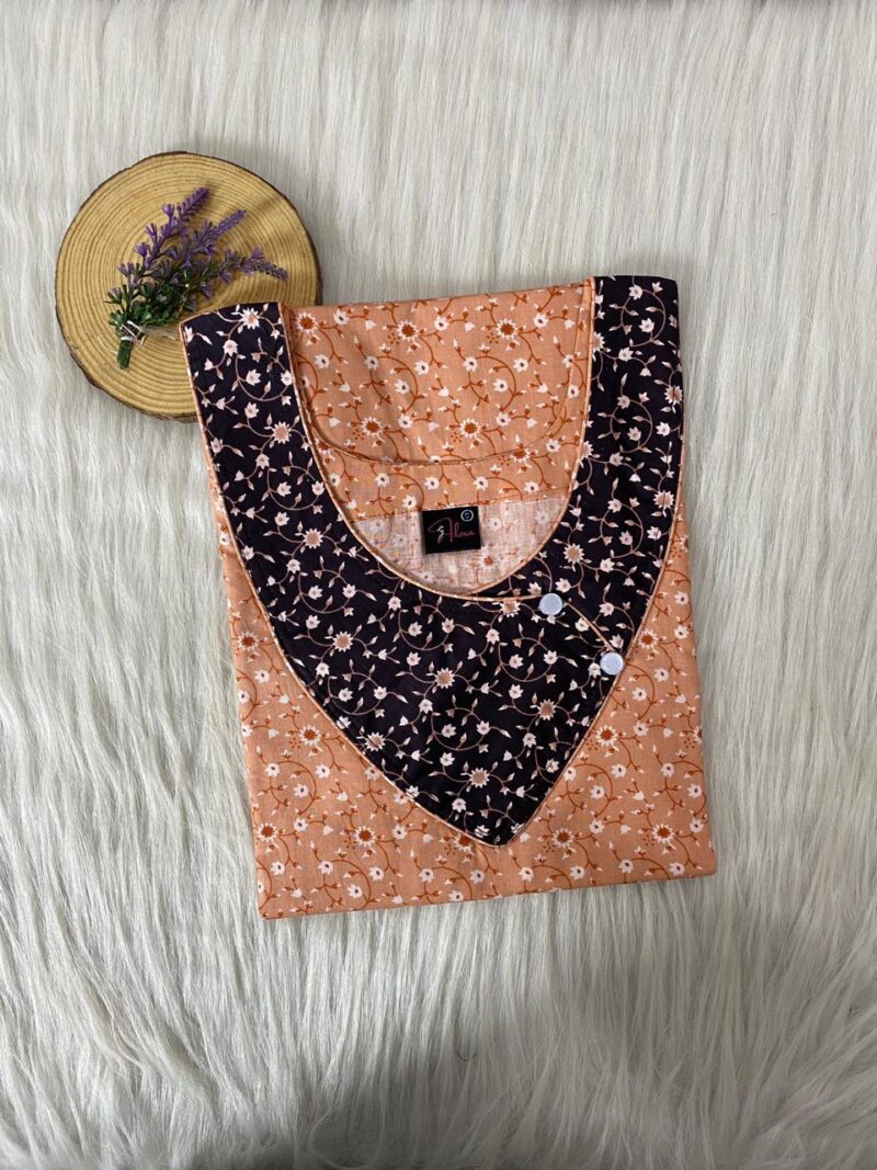 V-Neck Side Button Nighty