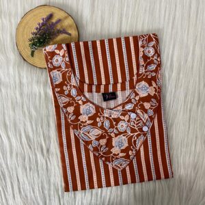 V-Neck Side Button Nighty