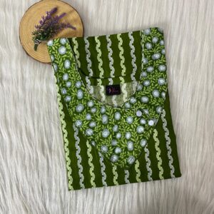 V-Neck Side Button Nighty