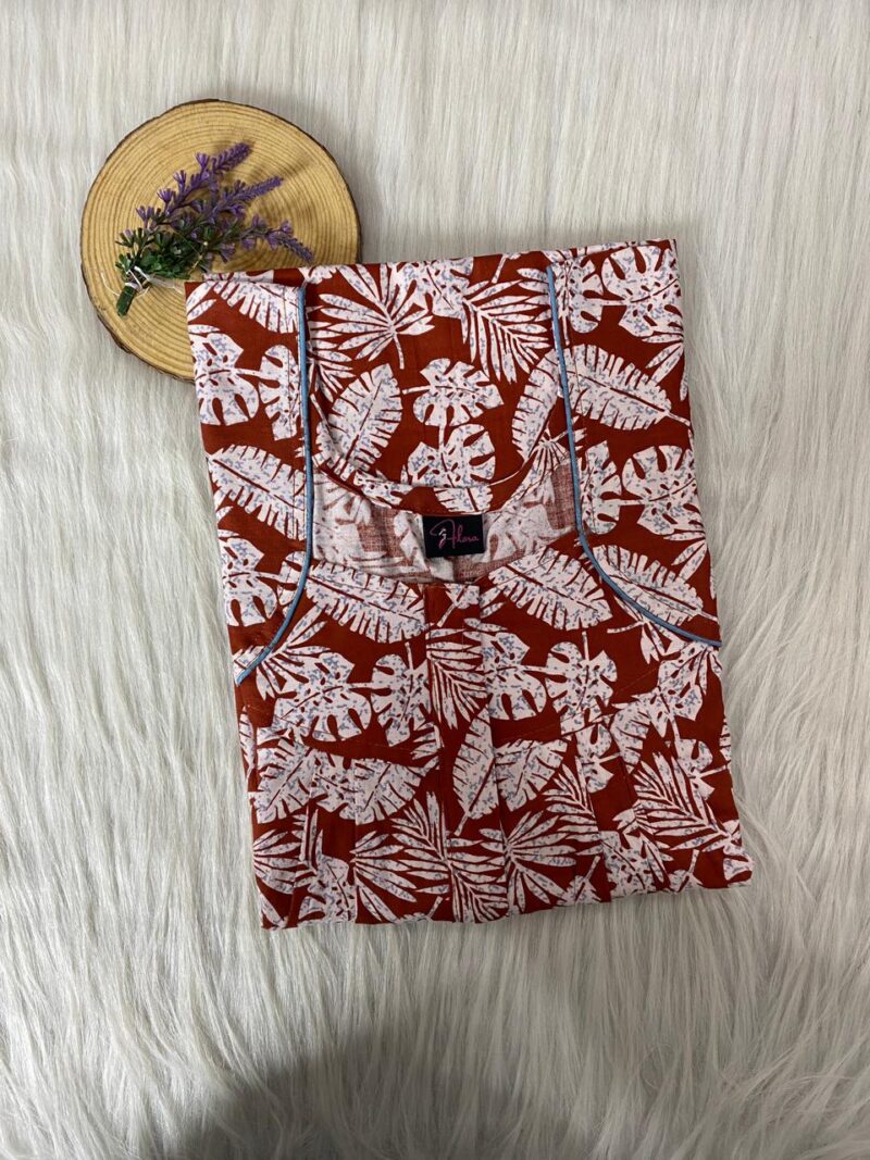 FRONT PLEATED ZIP NIGHTY