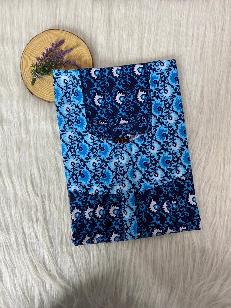 Mix N Match Square Neck Pleated Nighty