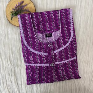 DOUBLE LACE  ZIP NIGHTY