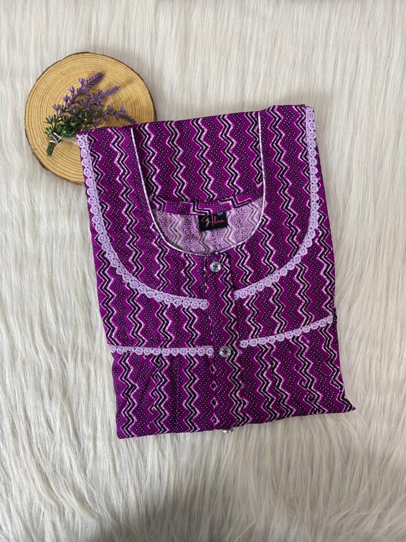 DOUBLE LACE  ZIP NIGHTY