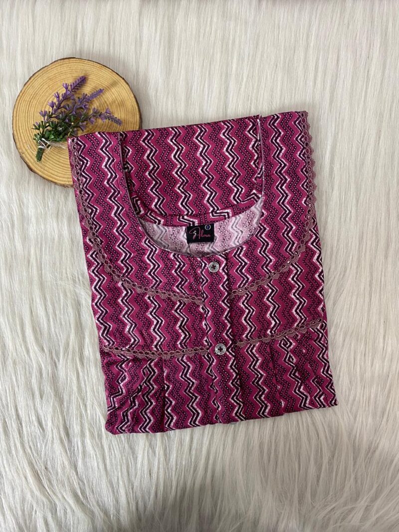 DOUBLE LACE  ZIP NIGHTY