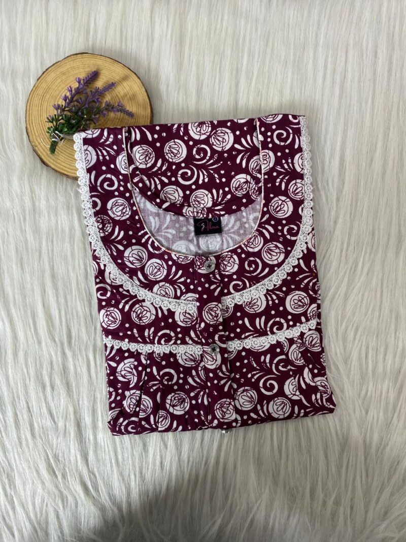 DOUBLE LACE  ZIP NIGHTY