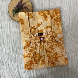 Front Elastic Pleated Nighty